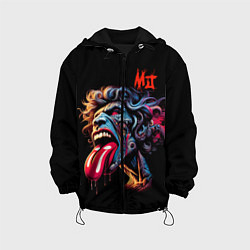 Куртка с капюшоном детская Mick Jagger - Rolling Stones, цвет: 3D-черный