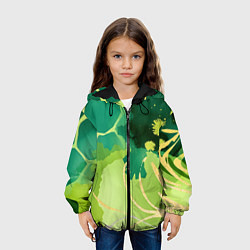 Куртка с капюшоном детская Вдохновленный природой, цвет: 3D-черный — фото 2