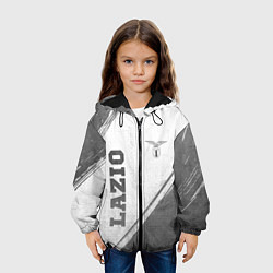 Куртка с капюшоном детская Lazio - white gradient вертикально, цвет: 3D-черный — фото 2