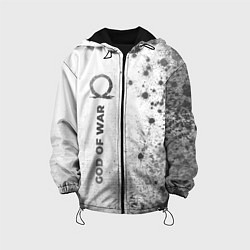 Куртка с капюшоном детская God of War - white gradient по-вертикали, цвет: 3D-черный