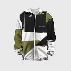 Куртка с капюшоном детская Haval логотип, цвет: 3D-белый