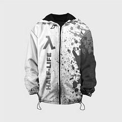 Куртка с капюшоном детская Half-Life - white gradient по-вертикали, цвет: 3D-черный