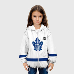 Куртка с капюшоном детская Торонто Мейпл Лифс - хоккейная команда, цвет: 3D-белый — фото 2