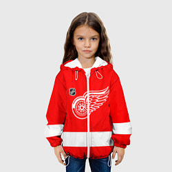Куртка с капюшоном детская Detroit Red Wings hockey, цвет: 3D-белый — фото 2