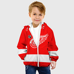 Куртка с капюшоном детская Detroit Red Wings hockey, цвет: 3D-белый — фото 2