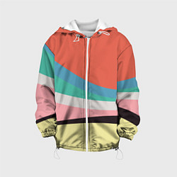 Куртка с капюшоном детская Спектр июнь, цвет: 3D-белый