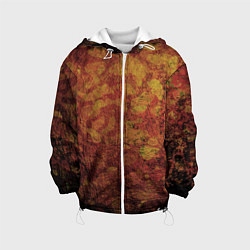 Куртка с капюшоном детская Абстракция - desert camouflage, цвет: 3D-белый