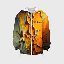 Куртка с капюшоном детская Peeling plaster - Milano, цвет: 3D-белый