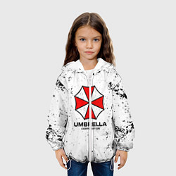 Куртка с капюшоном детская Umbrella - white dirt, цвет: 3D-белый — фото 2