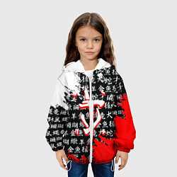 Куртка с капюшоном детская Doom dark age japan, цвет: 3D-белый — фото 2