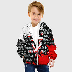 Куртка с капюшоном детская Doom dark age japan, цвет: 3D-белый — фото 2