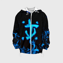 Детская куртка Дум огонь лого