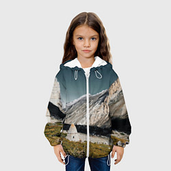 Куртка с капюшоном детская Фардык-Кешене, цвет: 3D-белый — фото 2