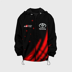 Куртка с капюшоном детская Toyota GR Gazoo Racing, цвет: 3D-черный
