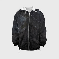 Куртка с капюшоном детская Тихтенген звёздны, цвет: 3D-белый