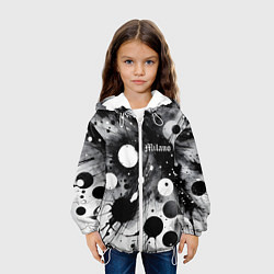 Куртка с капюшоном детская Abstract fantasy pattern - Milano, цвет: 3D-белый — фото 2