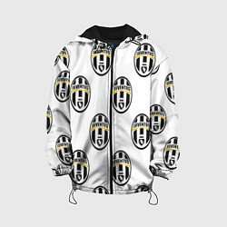 Куртка с капюшоном детская Juventus Pattern, цвет: 3D-черный