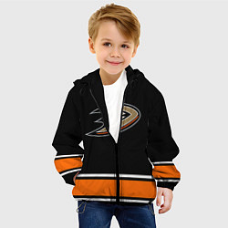 Куртка с капюшоном детская Anaheim Ducks Selanne, цвет: 3D-черный — фото 2