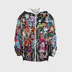 Куртка с капюшоном детская Monster High: Company, цвет: 3D-белый