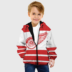 Куртка с капюшоном детская Detroit Red Wings, цвет: 3D-черный — фото 2