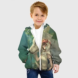 Куртка с капюшоном детская Принцесса и волк, цвет: 3D-белый — фото 2