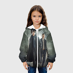 Куртка с капюшоном детская Шерлок и Доктор, цвет: 3D-белый — фото 2