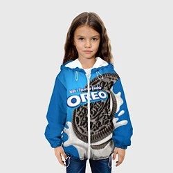 Куртка с капюшоном детская Oreo, цвет: 3D-белый — фото 2