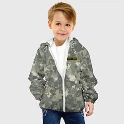 Куртка с капюшоном детская O I +, цвет: 3D-белый — фото 2