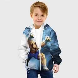 Куртка с капюшоном детская Muay Thai Rage, цвет: 3D-белый — фото 2