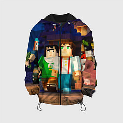 Куртка с капюшоном детская Minecraft Men's, цвет: 3D-черный