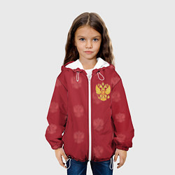 Куртка с капюшоном детская Сборная России по футболу, цвет: 3D-белый — фото 2