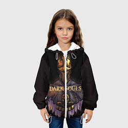 Куртка с капюшоном детская Dark Souls: Knight, цвет: 3D-белый — фото 2