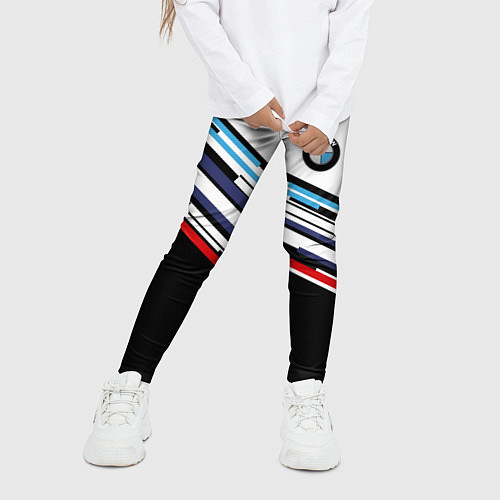 Детские легинсы BMW BRAND COLOR БМВ / 3D-принт – фото 3