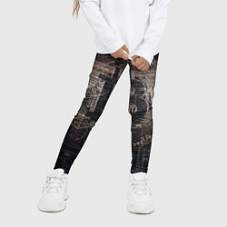 Леггинсы для девочки Биткойн, цвет: 3D-принт — фото 2