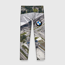 Леггинсы для девочки BMW city, цвет: 3D-принт