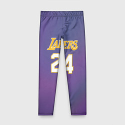 Леггинсы для девочки Los Angeles Lakers Kobe Brya, цвет: 3D-принт