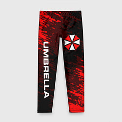 Леггинсы для девочки UMBRELLA CORPORATION, цвет: 3D-принт