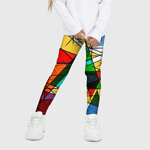 Детские легинсы ПИКАССО / 3D-принт – фото 3