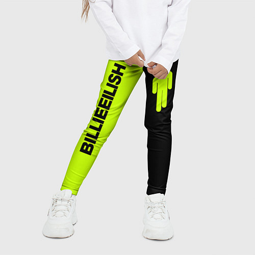 Детские легинсы BILLIE EILISH / 3D-принт – фото 3