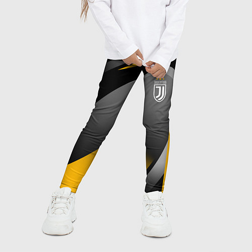 Детские легинсы Juventus Uniform / 3D-принт – фото 3