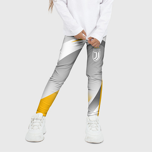 Детские легинсы Juventus Uniform / 3D-принт – фото 3