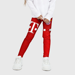 Леггинсы для девочки FC Bayern Munchen, цвет: 3D-принт — фото 2