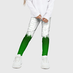 Леггинсы для девочки GREEN POWER, цвет: 3D-принт — фото 2