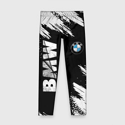 Леггинсы для девочки BMW GRUNGE БМВ ГРАНЖ, цвет: 3D-принт