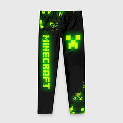 Детские легинсы MINECRAFT NEON LOGO CREEPER