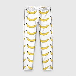 Леггинсы для девочки Крупный Банановый рай, цвет: 3D-принт