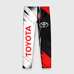 Леггинсы для девочки Toyota Sport Auto, цвет: 3D-принт