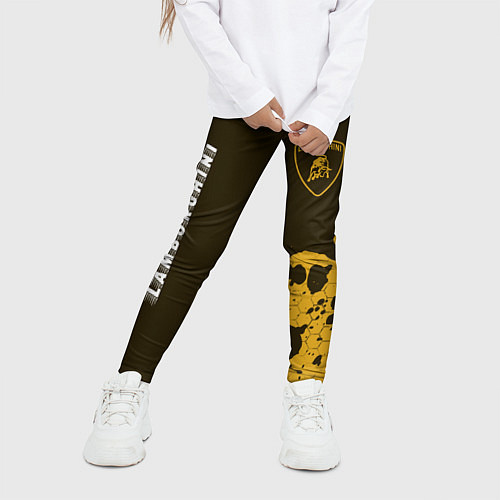 Детские легинсы LAMBORGHINI Lambo Speed / 3D-принт – фото 3