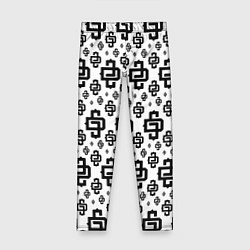 Леггинсы для девочки White Pattern Dope Camo Dope Street Market, цвет: 3D-принт