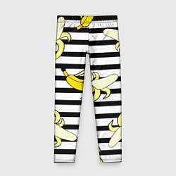 Леггинсы для девочки Banana pattern Summer, цвет: 3D-принт